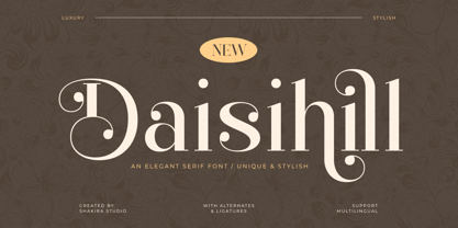 Daisihill Font Poster 1