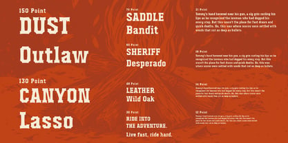 Western Outpost Font Poster 8