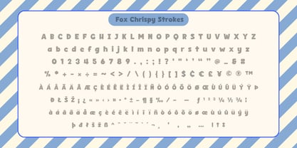 Fox Chrispy Font Poster 8