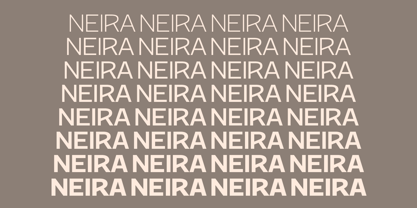 Neira Font Poster 9