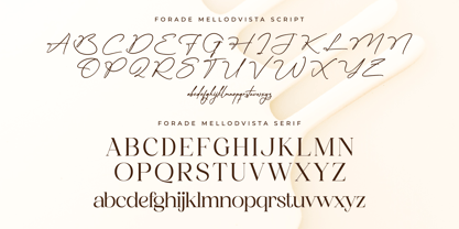 Forade Mellodvista Script Font Poster 8
