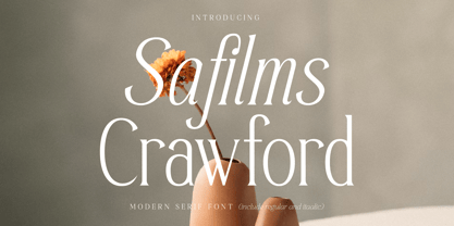 Safilms Crawford Font Poster 1