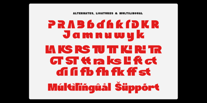 Kindly Track Font Poster 10