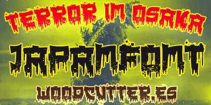 Terror in Osaka Font Poster 1