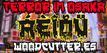 Terror in Osaka Font Poster 4