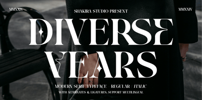 Diverse Vears Font Poster 1