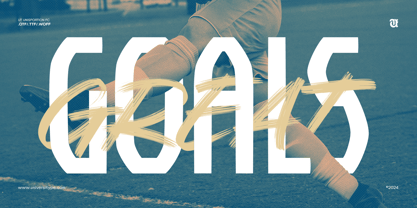 UT Unisportion FC Font Poster 12