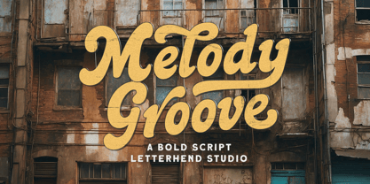 Melody Groove Font Poster 1