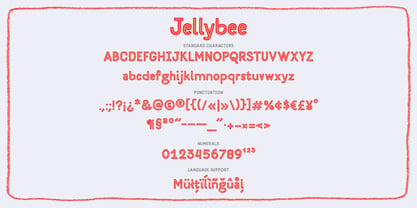 Jellybee Font Poster 5