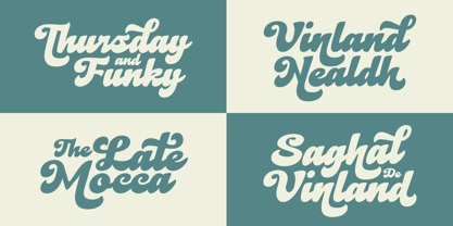 Vinland Nealdh Font Poster 8