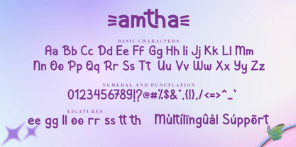 Amtha Font Poster 8