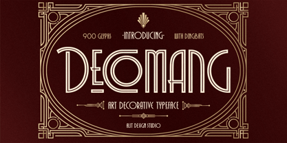 Decomang Font Poster 1