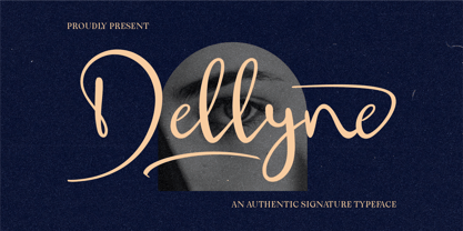 CF Dellynne Font Poster 1