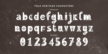 Folk Heritage Font Poster 6