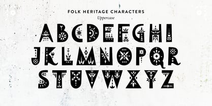 Folk Heritage Font Poster 4