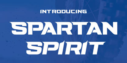 Spartan Spirit Font Poster 1