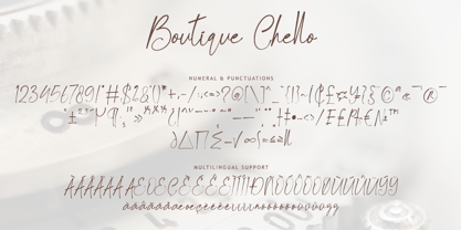 Boutique Chello Font Poster 6