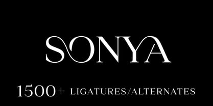 Sonya Font Poster 1