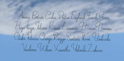 Sancai Font Poster 2