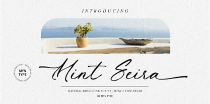 Mint Seira Font Poster 1