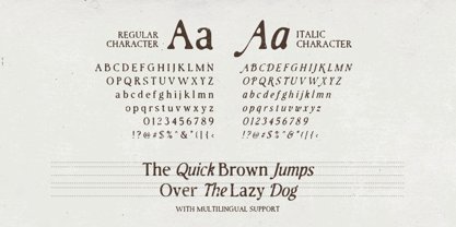 Vintage Rhyme Font Poster 9