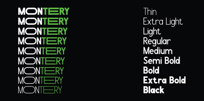 Montery Font Poster 9