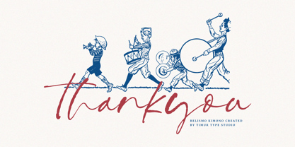 Belisma Kimono Font Poster 7