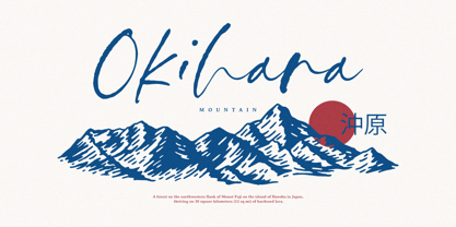 Belisma Kimono Font Poster 3