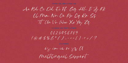 Belisma Kimono Font Poster 6