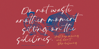 Belisma Kimono Font Poster 2