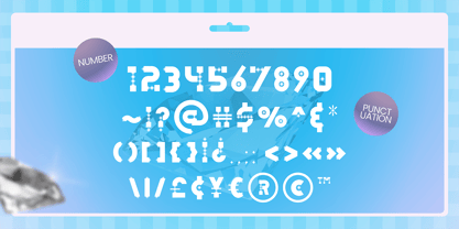 Diamond Line Font Poster 3