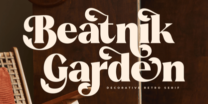 Beatnik Garden Font Poster 1