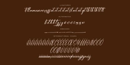 Hadinesta Blarfhine Font Poster 8