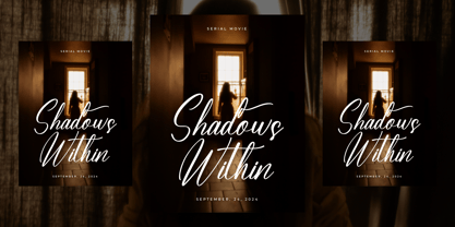 Hadinesta Blarfhine Font Poster 5