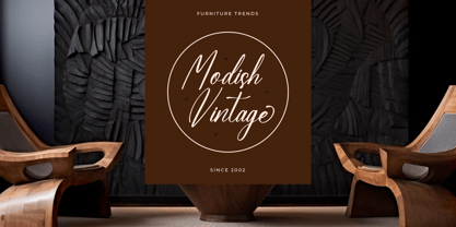 Hadinesta Blarfhine Font Poster 2