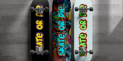 Urban Clash Graffiti Font Poster 6