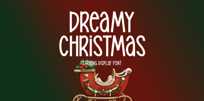 Dreamy Christmas Font Poster 1