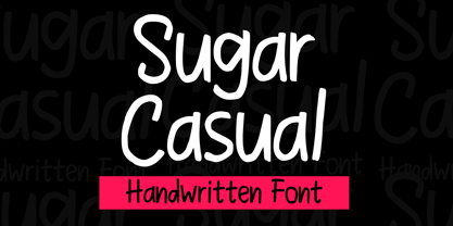Sugar Casual Font Poster 1