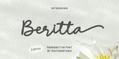 Beritta Font Poster 1