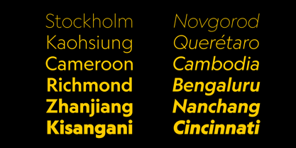 Geograph Font Poster 8