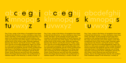 Geograph Font Poster 9