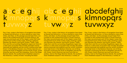 Geograph Font Poster 7