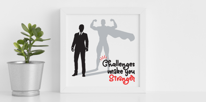 Silent Jumper Font Poster 4