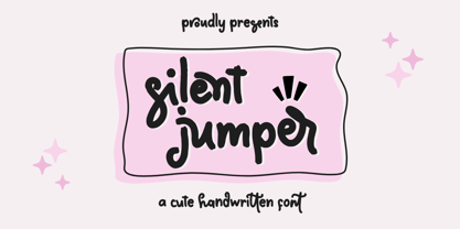 Silent Jumper Font Poster 1