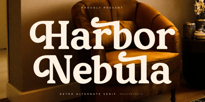 Harbor Nebula Font Poster 1