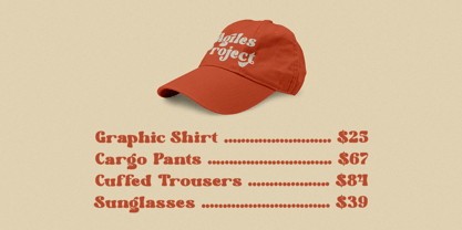 Rushing Font Poster 2