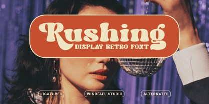 Rushing Font Poster 1