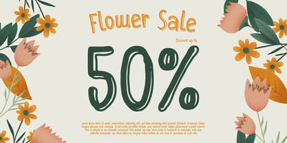Filoria Amelia Font Poster 7