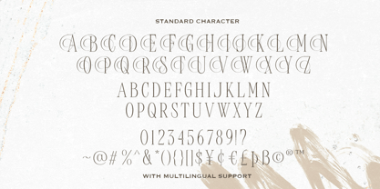 Marviena Font Poster 9