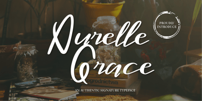 CF Aurelle Grace Font Poster 1
